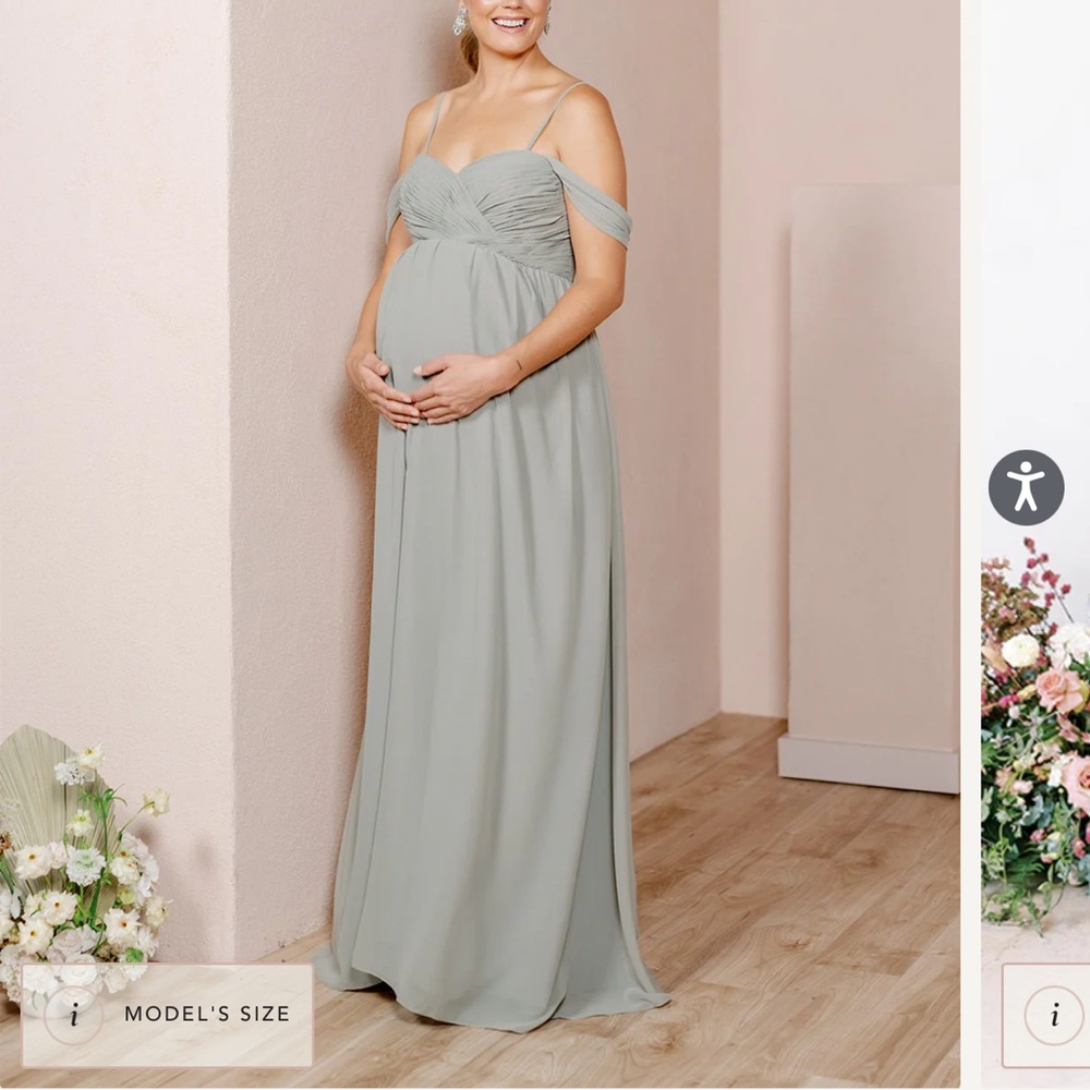 Revelry - Maternity Kennedy Chiffon Convertible Dress